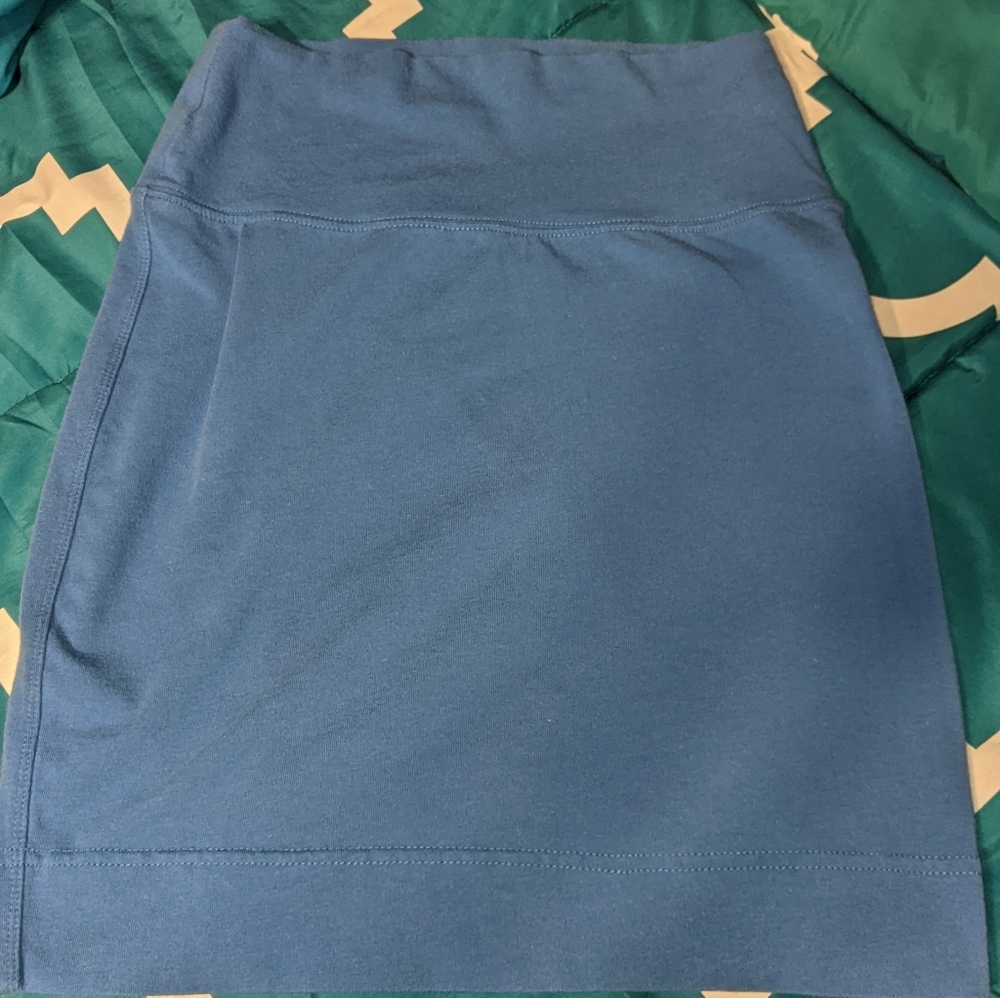 Basic House Blue Miniskirt